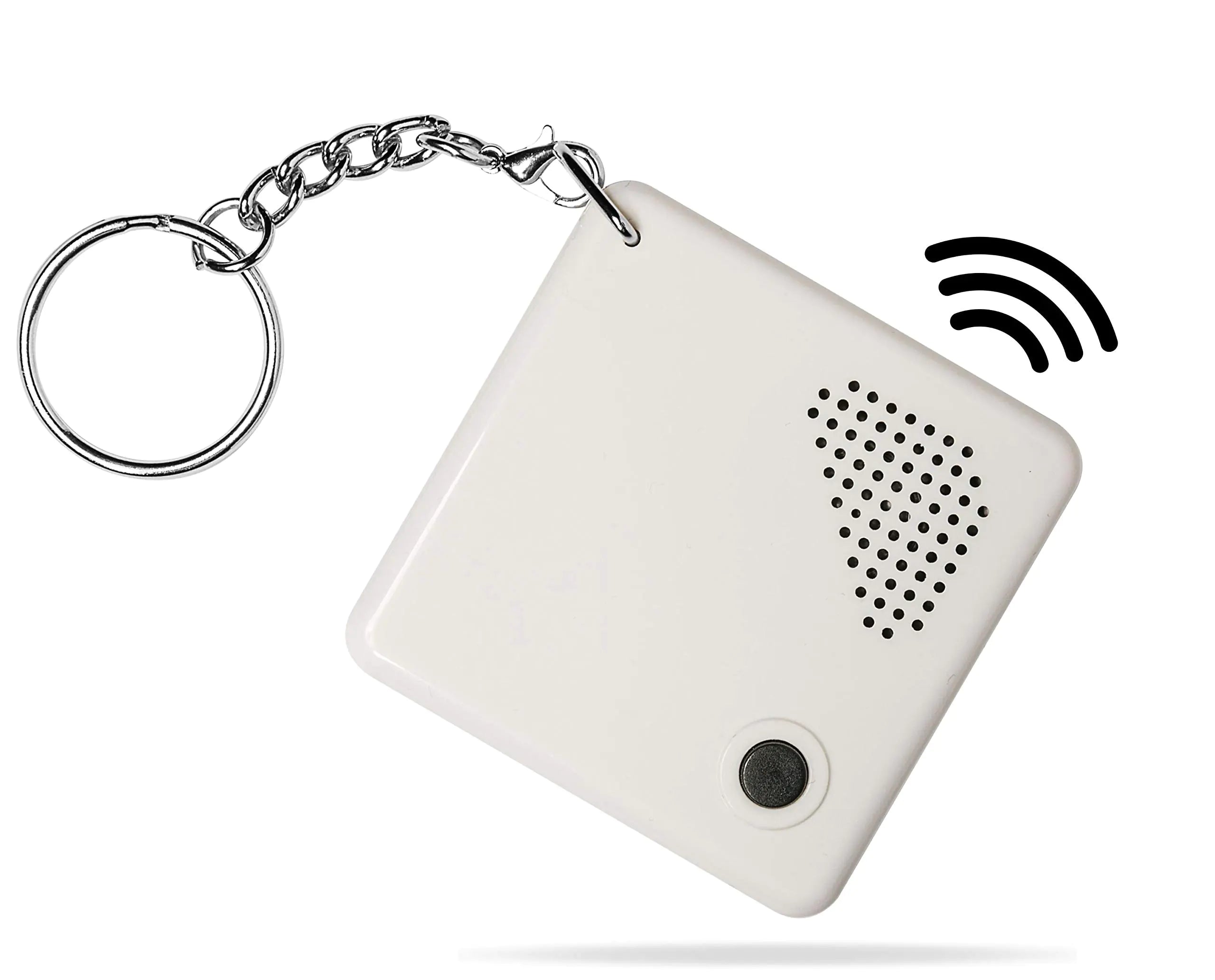 Talking Clock Keychain for Blind - Clear North American English Voice time and Day of The Week Alarm for Visually Impaired Elderly or Blind