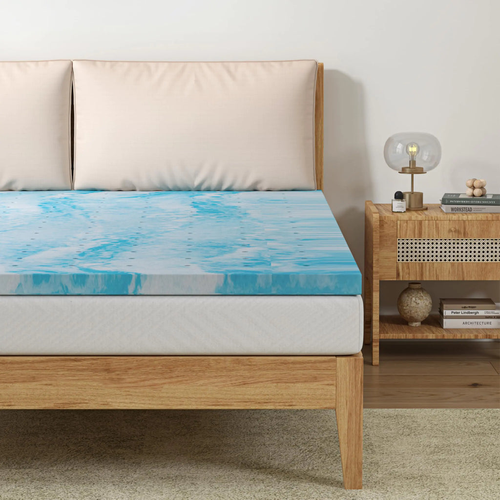 CH CHARME HOUSE 3 Inch Memory Foam Mattress Topper Twin Size Gel Infused Memory Foam Bed Topper for Back Pain Relief Cooling Mattress Pad CertiPUR-US Certified 75×38"