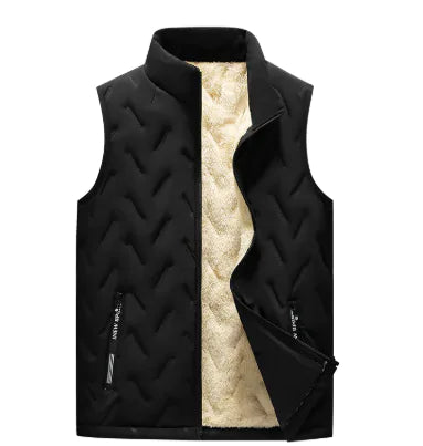 Plush Plus Cotton Large Size Down Cotton Vest For The Middle Aged And Elderly
