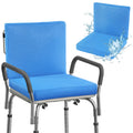 BALAPET Shower Seat Cushion for Shower Chairs Shower chair mat with backrest cushion Non-slip Quickly Dry Bathtub Chair Padwith Hook Design for Elderly Senior Handicap & Disabled