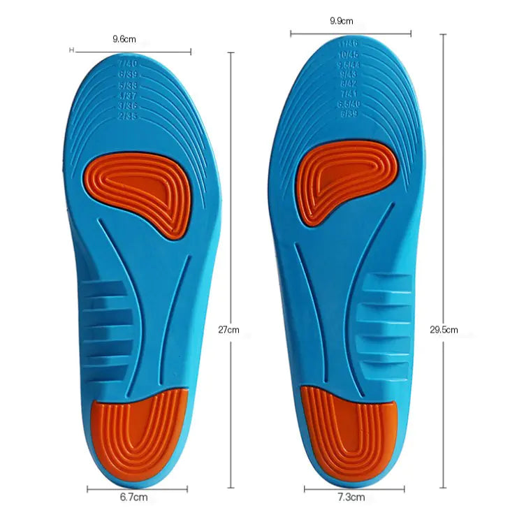 Diabetic Foot Insoles with Thick Memory Foam Comfort
