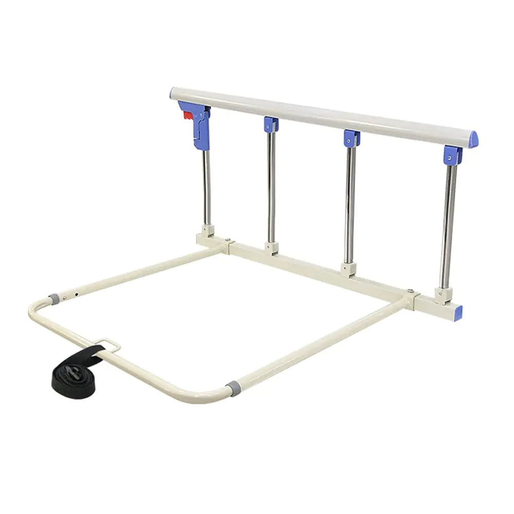 Mybow Bed Guard Rail for Adults Seniors Bed Railing Swing Down Bed Rail Under Mattress Bedside Assist Handle Hospital Bed Safety Rails Medical Elderly Fall Prevention Devices Collapsible Bedrail