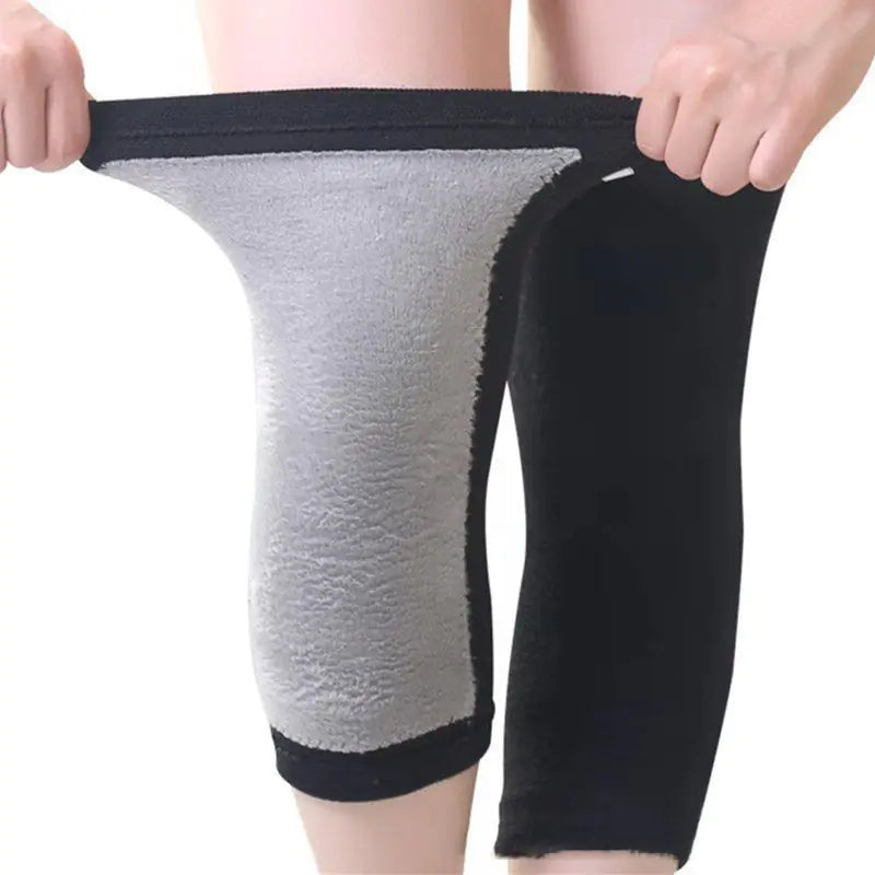 Thickened Fleece Knee Pads for Elderly Cold Protection