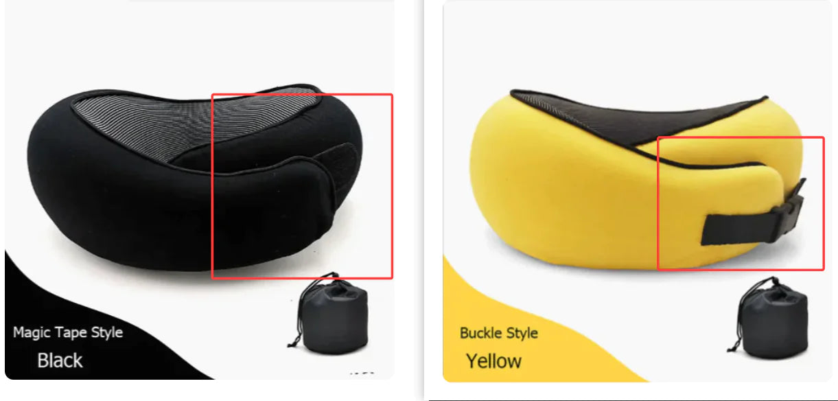 Memory Foam Travel Neck Pillow