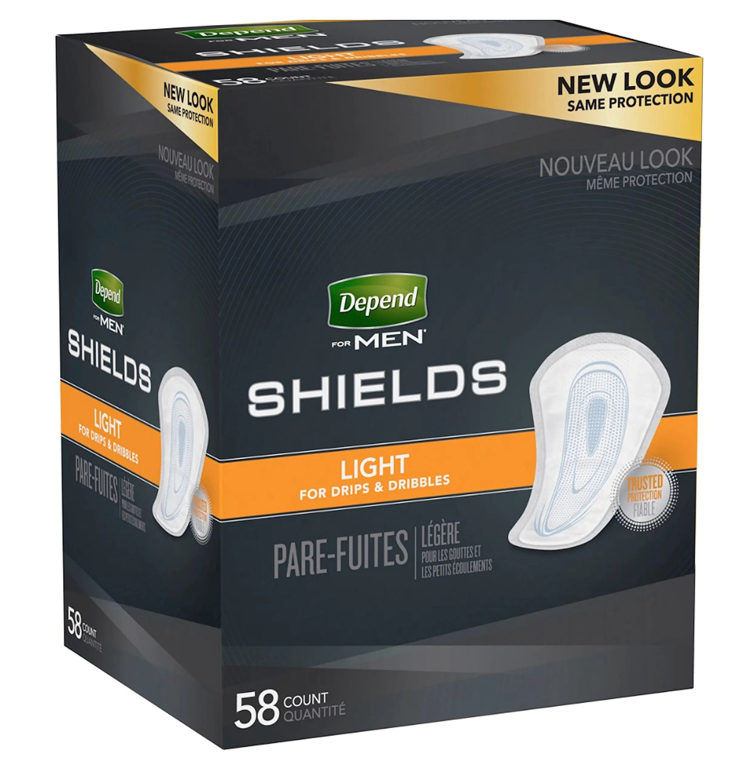 Light Mens Pads - Depends - Incontinence Pads
