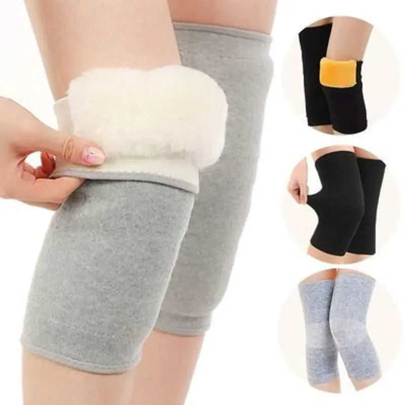 Thickened Fleece Knee Pads for Elderly Cold Protection