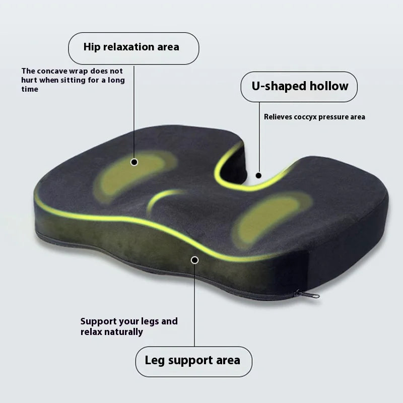 Memory Foam Anti-Slip Office Seat Cushion