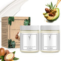 Vincofoo Magnesium Cream for NeuropathyMagnesium Body Butter Neuropathy Cream Neuropathy Cream Deeply Moisturizes Skin Keep Soft Smooth Suitable for All Skin Types (2PC)